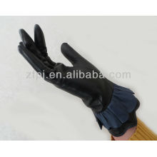 New Style Skirt edge Gloves Leather